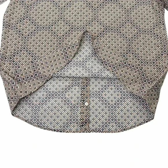 Tasso Elba Refined Woven Cotton Mens Button Down - Picture 7 of 9